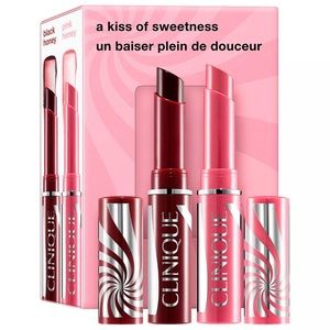 Brand New Limited Edition CLINIQUE A Kiss of Almost Lipstick Duo